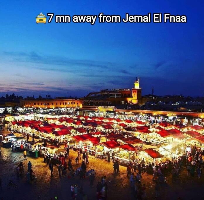 Апартаменты Plein Centre Marrakech, Grand Balcon Filant Марракеш Экстерьер фото